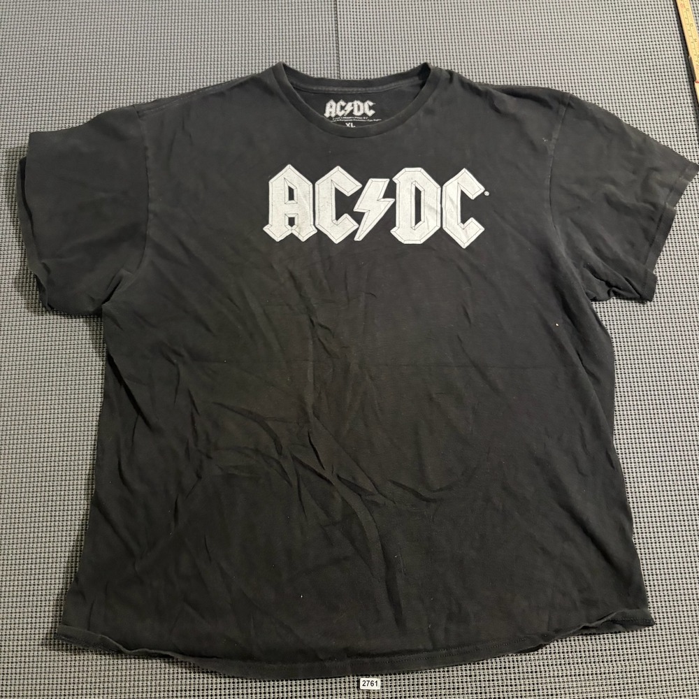 AC/DC Logo Graphic T-Shirt Black XL